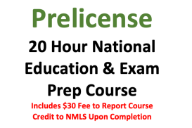(Mar 15 - 26, 2023) 11880 20 Hour SAFE Comprehensive: Education and Exam Prep