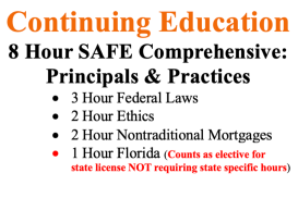 ( CE24 8 Hour FL SAFE  Comprehensive: Principals and Practices