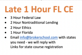 (( 18053 Late 1 Hour Florida SAFE: Mortgage Regulations and Updates (17685)
